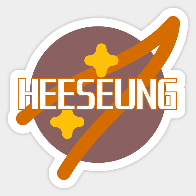 Heeseung NASA ENHYPEN Sticker by wennstore